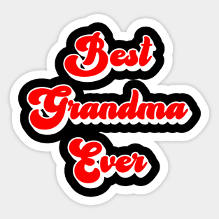 Best Grandma Ever Sticker